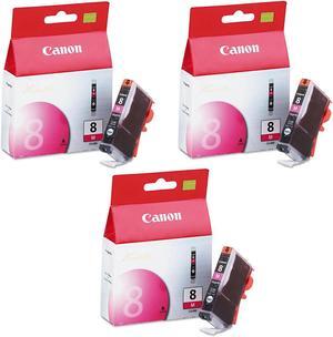 Canon CLI-8M Magenta Ink Cartridge for the PIXMA iP, MP, MX & PRO Series, 3-Pack