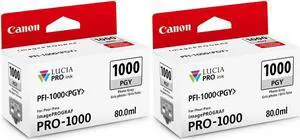 Canon 2 Pack PFI-1000PG Photo Gray LUCIA PRO ink for imagePROGRAF PRO-1000