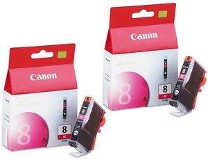 Canon CLI-8M Magenta Ink Cartridge for the PIXMA iP, MP, MX & PRO Series, 2-Pack