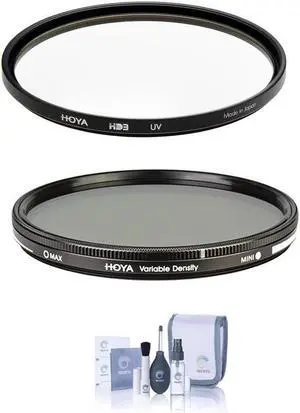 Hoya 72mm HD3 UV Filter With Hoya 72mm Variable ND Filter (0.45 to 2.7 (1.5 to 9