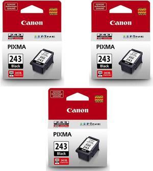 Canon 3 Pack PG-243 Black Ink Cartridge for PIXMA Printers - 5.6ml #1287C001 3