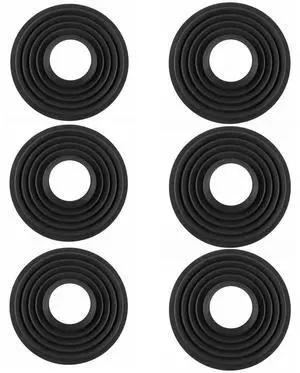 Haida 3 Pack Slicone Lens Hood for 50 to 70mm Diameter Lens,Black W/ 70-to 90mm