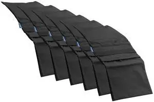 Flashpoint Empty Saddle Sandbag, Water-Resistant Cordura Nylon - (35 lb Capacity, Black) (6 Pack)