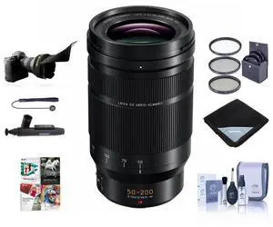 Panasonic Lumix G Leica DG Vario-Elmarit 50-200mm f/2.8-4 Lens, MFT w/PC Acc Kit