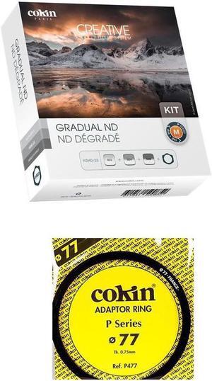 Cokin Graduated ND Filter Kit P Series with Filter Holder W/Cokin 77mm Lens Ring