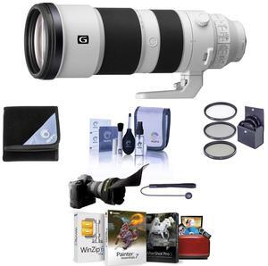 Sony FE 200-600mm f/5.6-6.3 G OSS E-Mount Lens - With Free Mac Accessory Bundle