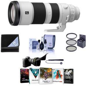 Sony FE 200-600mm f/5.6-6.3 G OSS E-Mount Lens - With Free PC Accessory Bundle