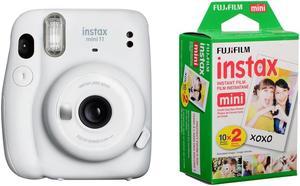 Fujifilm Instax Mini 11 Instant Film Camera,Ice White W/Fuji Film Twin Pack 20"