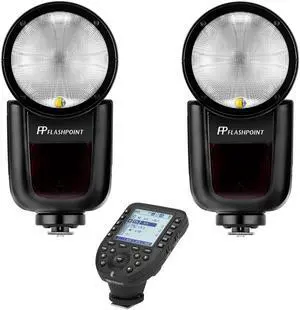 Flashpoint 2x Zoom Li-on X TTL F/ Nikon (V1)+ R2 Pro II Trigger for Nikon