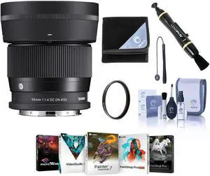 Sigma 56mm f/1.4 DC DN Contemporary Lens for Leica L With Free Pc Accessory Kit