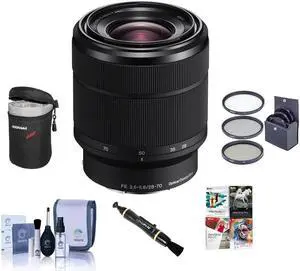 Sony FE 28-70mm F3.5-5.6 OSS E-Mount Lens with Free Accessory Bundle #SEL2870 NK