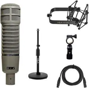Electro-Voice RE20 Microphone and Desktop Broadcaster Kit #F.01U.117.389 K2