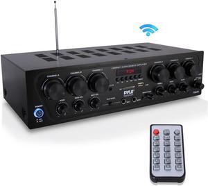 Pyle PTA62BT Bluetooth Home Audio 750 Watt 6 Channel Amplifier Stereo Receiver