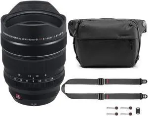 Fujifilm XF 8-16mm f/2.8 RLM WR Lens W/Peak 6L Everyday Sling V2/SlideLITE Strap