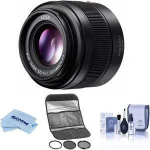 Panasonic Lumix G Leica DG Summilux II 25mm f/1.4 Lens for Micro 4/3 W/Hoya Filt