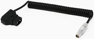 Core SWX 10" P-Tap to 2-Pin LEMO Coil Cable for RED Komodo, Extends to 36"