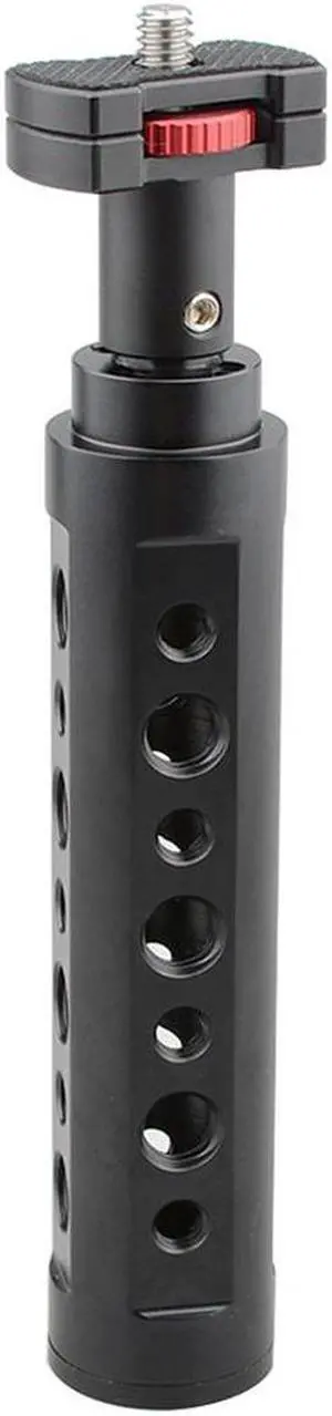 CAMVATE Cheese Handle Grip Mini Rod Mount Stabilizer with 1/4" and 3/8" Thread