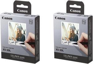 Canon 2 Pack SELPHY Color Ink/Label XS-20L Set, 20 Sheets #4119C001 2