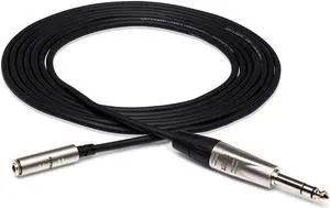 Hosa Technology 25' REAN 3.5mm TRS Female to 1/4" TRS Male Pro Headphones Cable