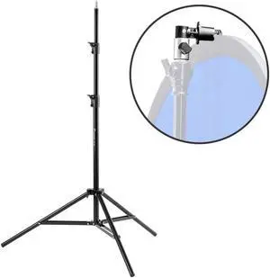 Flashpoint Backdrop and Reflector Holder Clip With 7' Light Stand Kit #FP-S-6K
