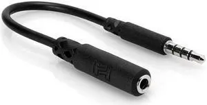 Hosa MHE-158 Headphone Adapter, 3.5MM TRRS - Same