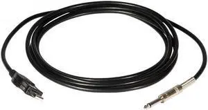 On-Stage IC-10U 10' Instrument to USB Cable, Black #14419