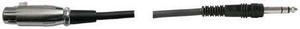 Hosa Technology Hosa 1ft 3-Pin XLR F-M 1/4in TRS Audio Cable #HXS-001.5