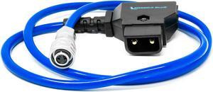 Kondor Blue 20" D-Tap to BMPCC 4K/6K Power Cable, Blue #KB-WEIPUDTAPFBM