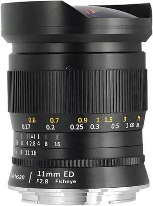 TTArtisan 11mm f/2.8 Full Frame Fisheye Lens for Canon RF #TTA1128-R