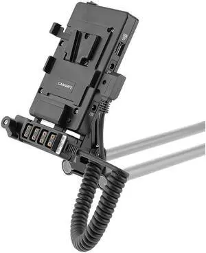 CAMVATE V-Lock Battery Plate with Power Supply Splitter #C2539