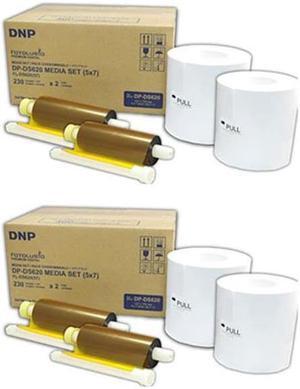 DNP 2x 5x7" Dye Sub Media for DS620A Printer #DS6205X7 2