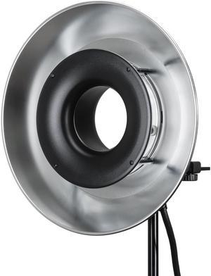 Flashpoint RFT-21S Standard Reflector for R1200 Ring Flash Head, Silver