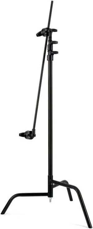 Matthews 40" Century C Stand, 10.5' Spring Loaded Base, Grip Head & Arm - Black
