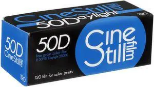 CineStill 50Daylight Fine Grain Color Film, 120mm Format (ISO 50) #800220