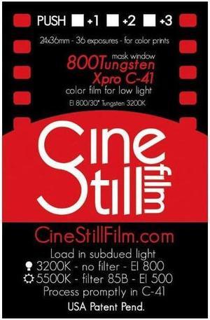 CineStill Xpro C-41 800Tungsten 35mm Color Negative Film, 36 Exposures #800135