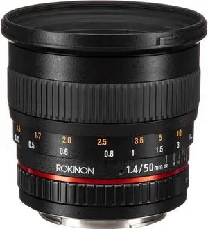 Rokinon 50mm f/1.4 Aspherical IF Lens for Canon EF Rokinon 50mm f/1.4 Aspherical IF Lens for Canon EF