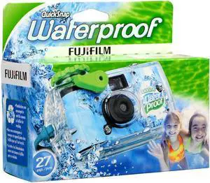 Fujifilm QuickSnap 800 Waterproof 35mm One-Time-Use Disposable Camera, 27 Exposures