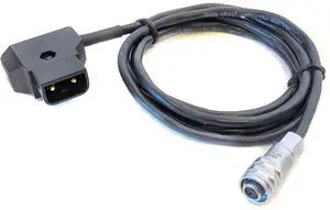 Bescor 2' D-Tap to 2-Pin Power Cable for BMPCC 4K/6K #BMADT2