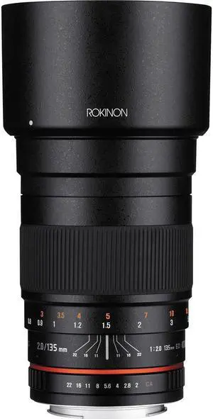 Rokinon 135mm f/2.0 ED UMC Full Frame Manual Focus Lens f/Micro 4/3 Mount
