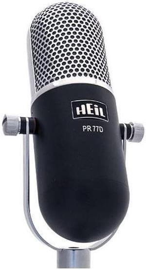 Heil Sound PR-77D Vintage Microphone (Black) for Podcast, Broadcast, and Studio Recording Applications …
