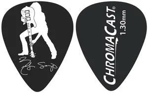ChromaCast Rudy Sarzo Signature 1.3mm Delrin Dura Picks, 30 Pack