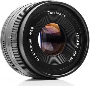 7artisans Photoelectric 50mm f/1.8 Lens for Micro Four Thirds #A704B 7artisans Photoelectric 50mm f/1.8 Lens for Micro Four Thirds #A704B