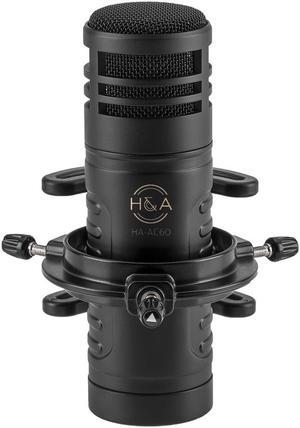 H&A AC60 Hypercardioid Dynamic Studio Broadcast Microphone #HA-AC60