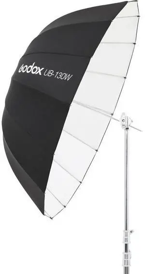Godox 51.1"/130cm Parabolic Umbrella - White