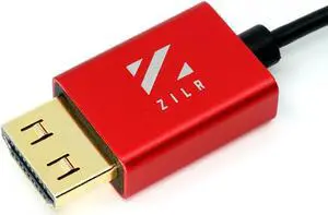 ZILR ZILR 8K Ultra Speed HDMI 2.1 Cable 2M/6.6' Type-A to Type-A, Secure Locking, PS5, 8K60, 4320p, 4K120, 2160p, HD240, 1080p 3D, 48Gbps, 10bit Color, Audio Return(eARC), HDCP2.2, HDR10, Ethernet ZILR ZILR 8K Ultra Speed HDMI 2.1 Cable 2M/6.6' Type-A to Type-A, Secure Locking, PS5, 8K60, 4320p, 4K120, 2160p, HD240, 1080p 3D, 48Gbps, 10bit Color, Audio Return(eARC), HDCP2.2, HDR10, Ethernet