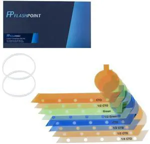 Flashpoint Color Correction Gel Kit for Flashpoint XPLOR300 Pro and Godox AD300 Pro Monlights
