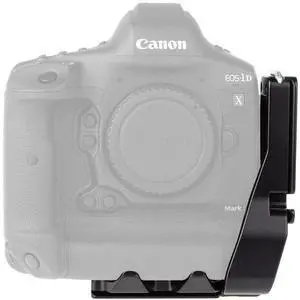 ProMediaGear PLC1Dx3 L-Bracket Plate with QD Strap Port for Canon 1Dx Mark III DSLR Camera