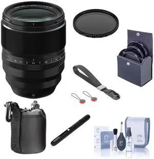 Fujifilm XF 50mm f/1.0 R WR Lens, Black with Free Accessories Kit #16664339 A