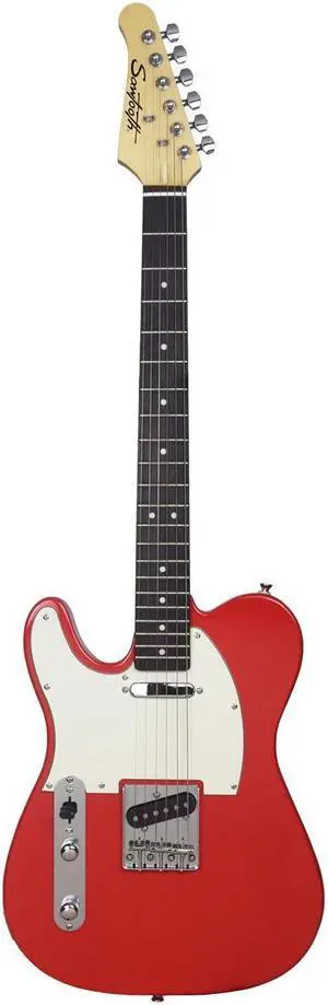Sawtooth Classic ET 60 Left-Handed Electric Guitar, Ovangkol Fretboard, Habanero