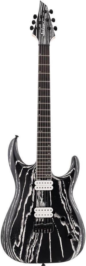 Jackson Pro Dinky DK Modern Ash HT6 Electric Guitar Ebony Baked White